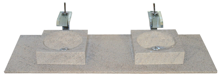Imperial White Doppel waschtisch Granit Naturstein Imperial White Doppel waschtisch Waschbecken Granit Naturstein