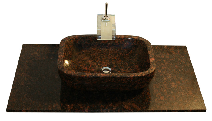 Tan Brown braun Doppel waschtisch Waschbecken Granit Naturstein Tan Brown braun Waschtisch Waschbecken Granit Naturstein